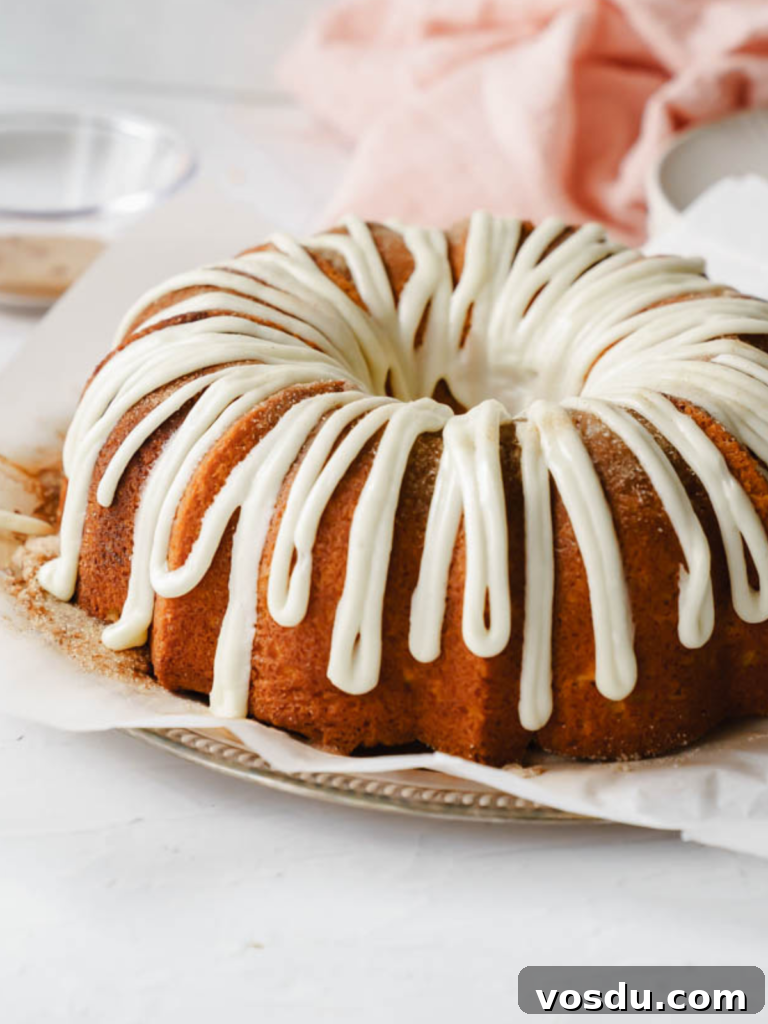 Cinnamon Roll Bundt Cake